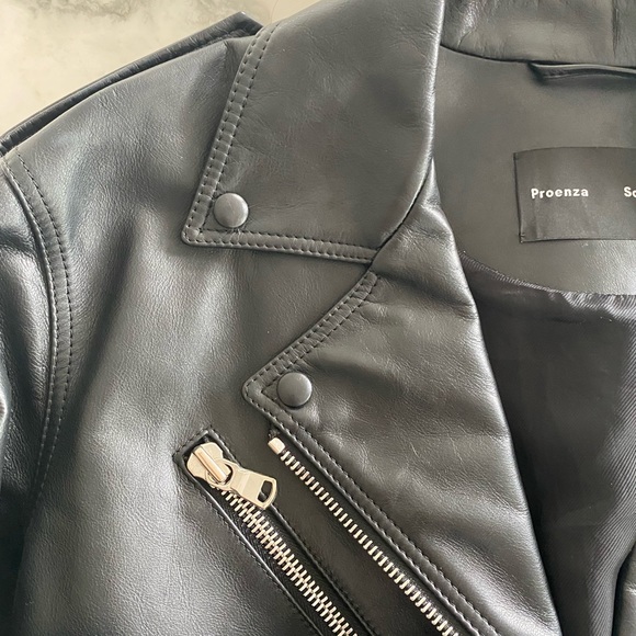 Proenza Schouler Leather Moto Biker Jacket - Picture 8 of 13
